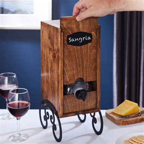 boxed wine holder dispenser